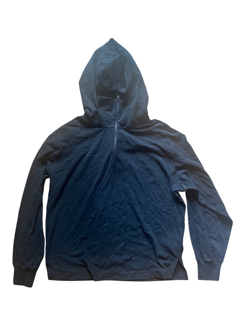 Ralph Lauren RLX Black Long sleeve Half-Zip Hooded Pullover men’s medium